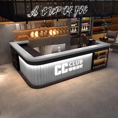 Commercial Kitchen In Home - Modern Retro Bar Counter For Hall