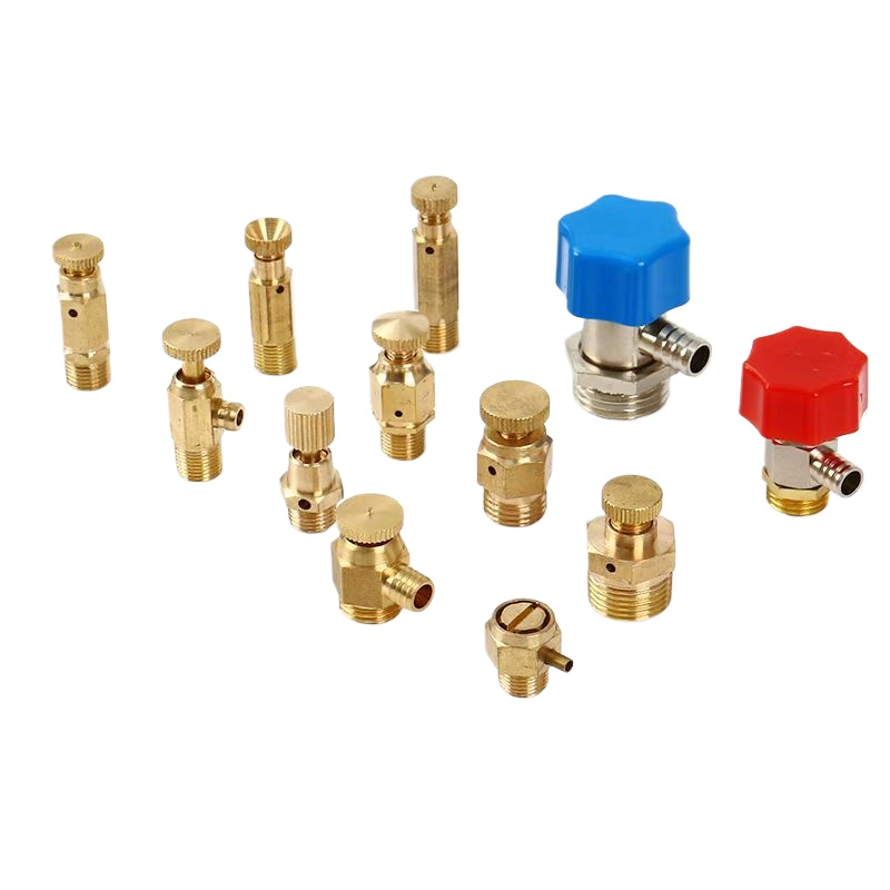 Commercial Kitchen In Home - Brass Manual Air Vent Valve, Exhaust