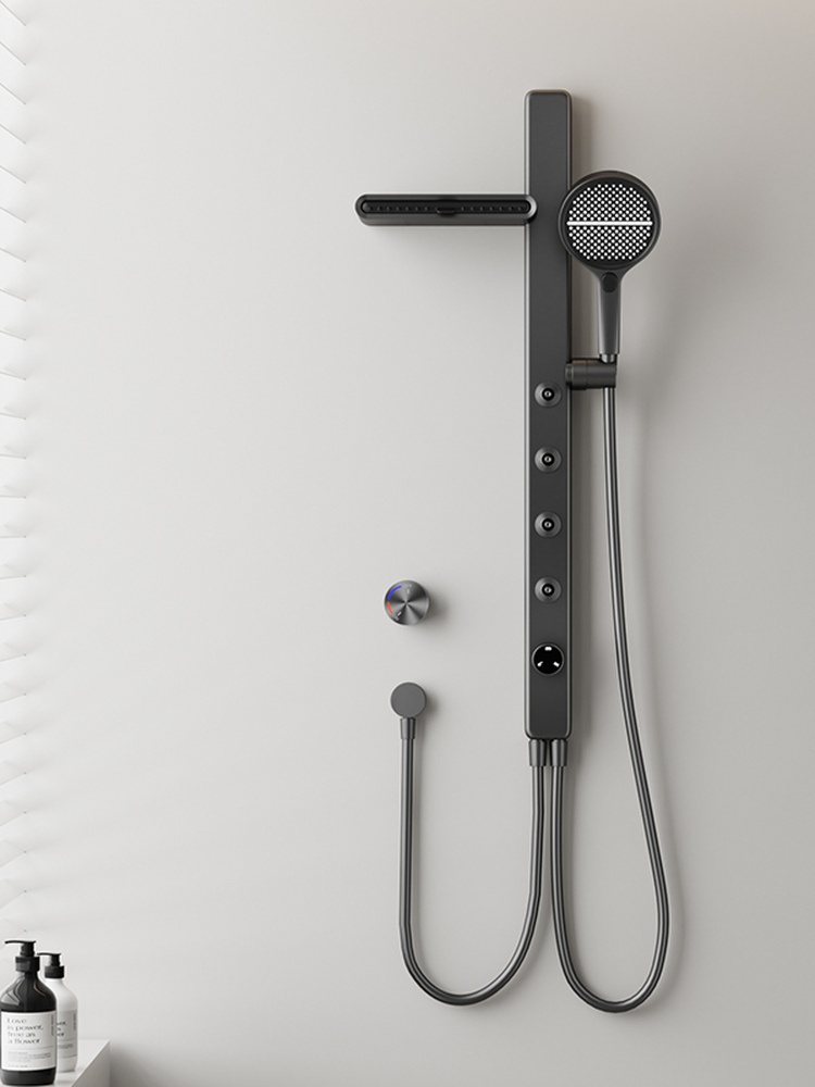 Commercial Kitchen In Home - MYN Hidden Wall-Mounted Thermostatic Rain Spray