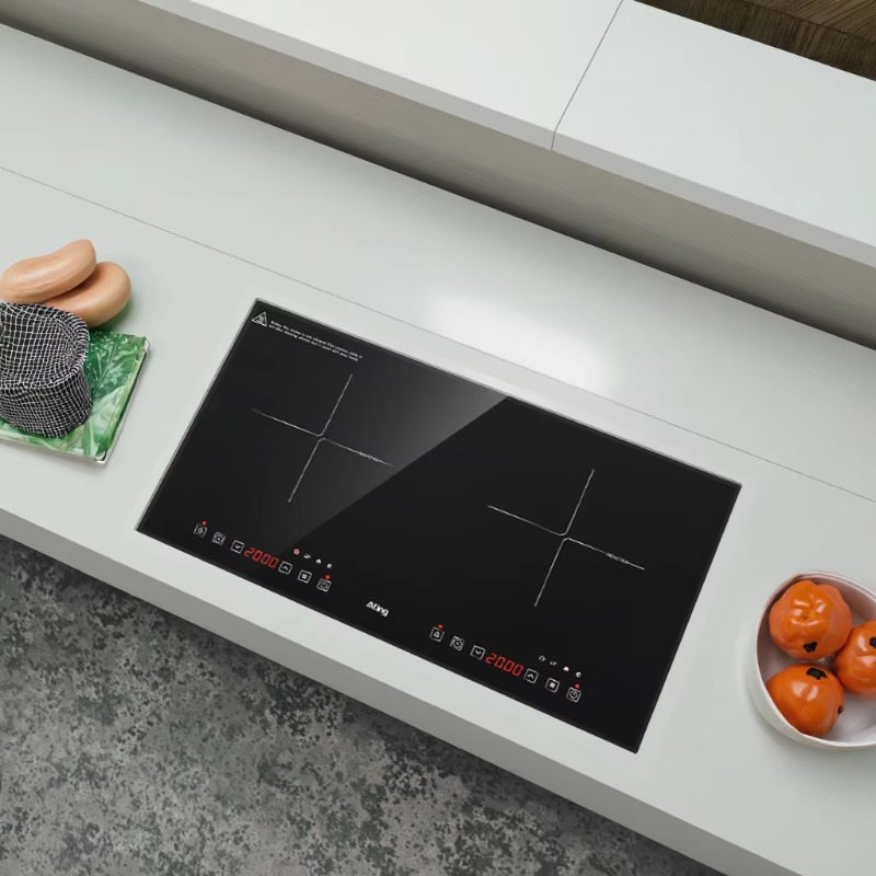 Commercial Kitchen In Home - 4400W Induction Hob 2 Burner Touch