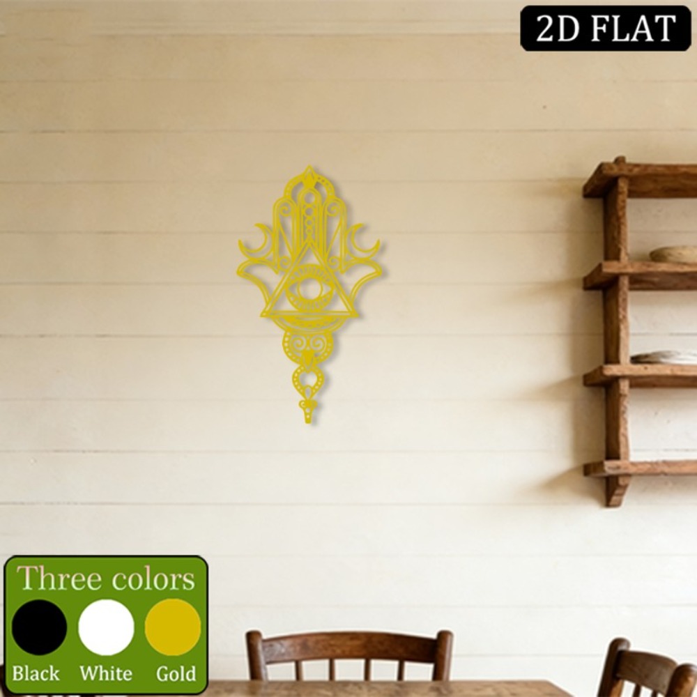 Commercial Kitchen In Home - CIFBUY Metal Wall Art Hamsa Evil