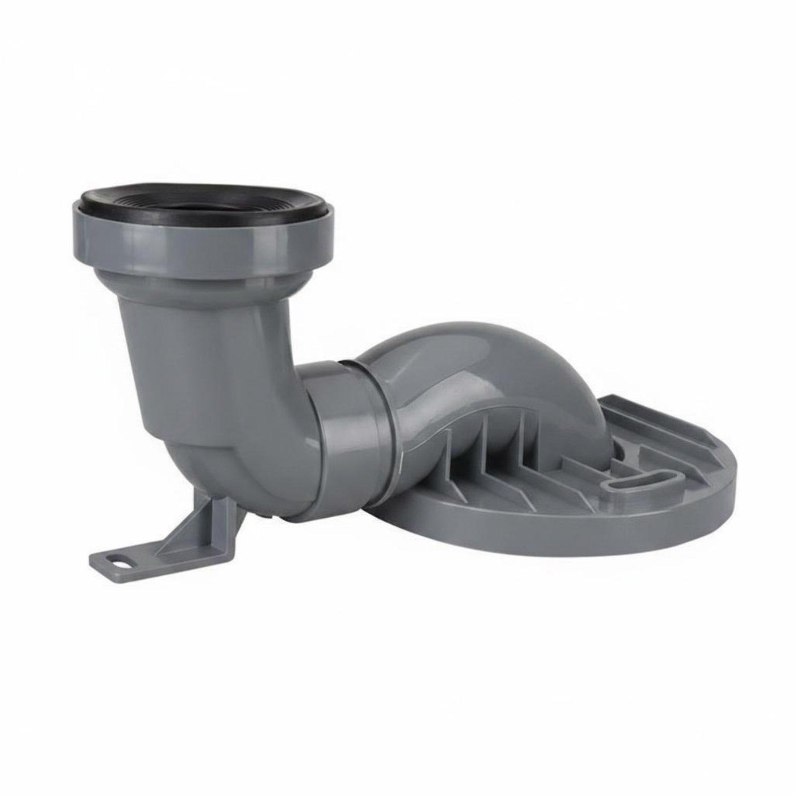 Commercial Kitchen In Home - Toilet Offset Drain Connector Leak-resistant Installation