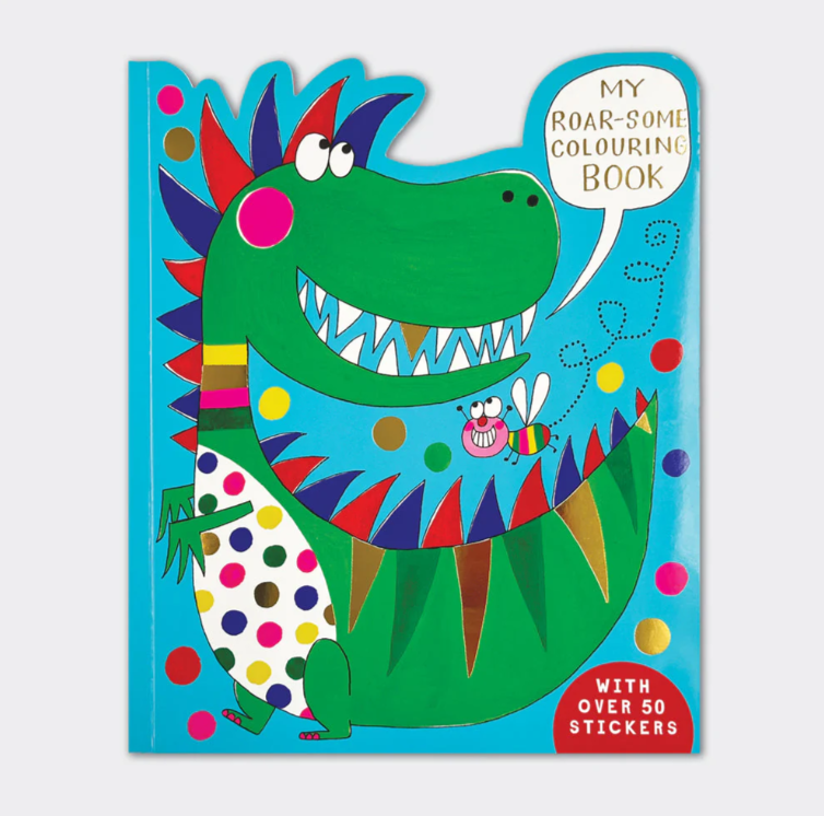 Waffle Maker Commercial - Dinosaur Colouring Book