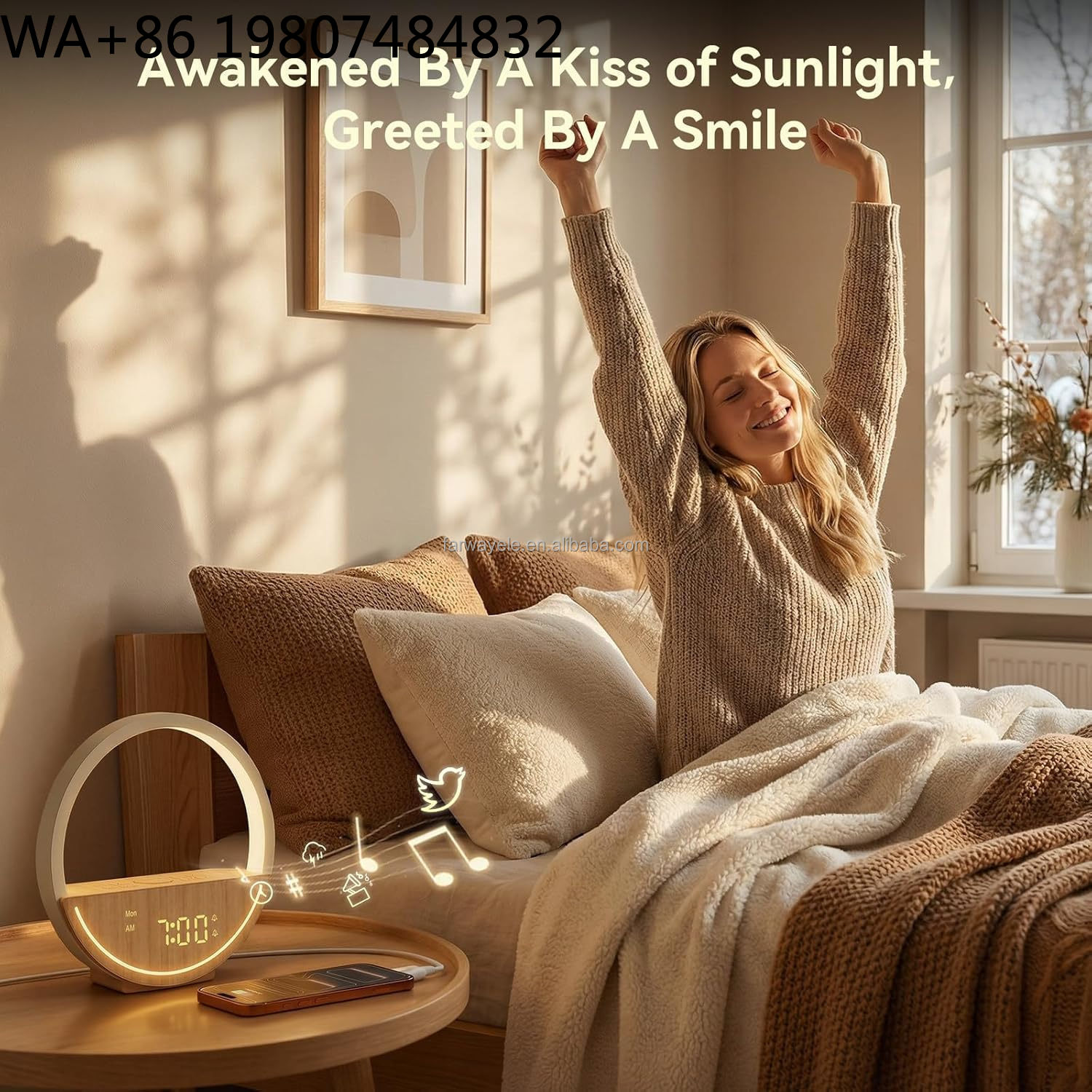 Commercial Kitchen In Home - Dawn Simulation Sunrise Bedside Lamp 20