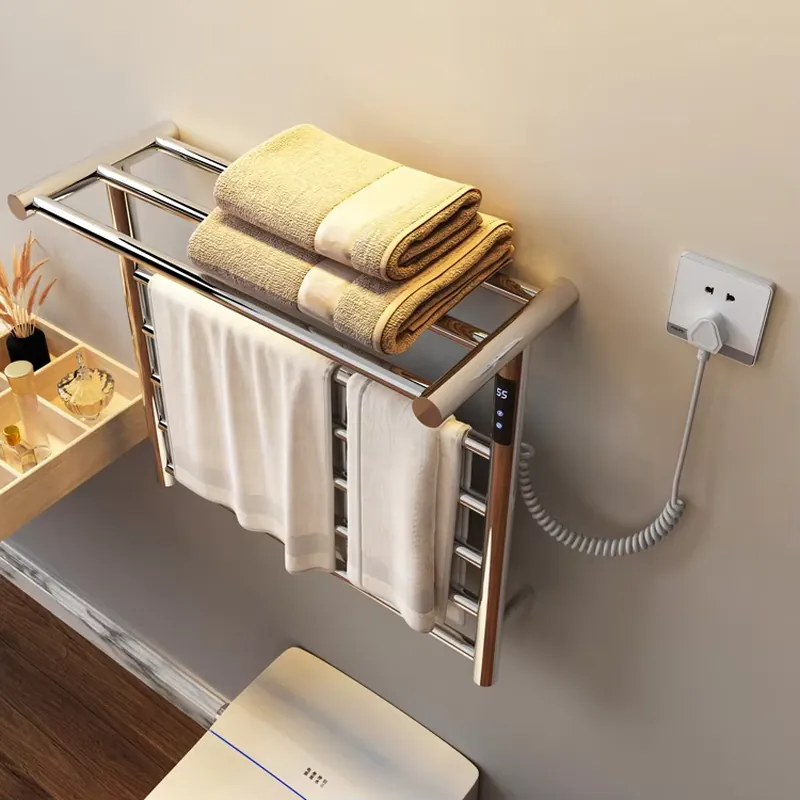Commercial Kitchen In Home - Modern Bathroom Electric Towel Radiator with