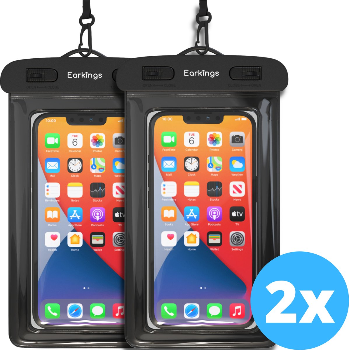 Commercial Kitchen Victoria - Waterdichte telefoonhoesjes Set van 2 stuks