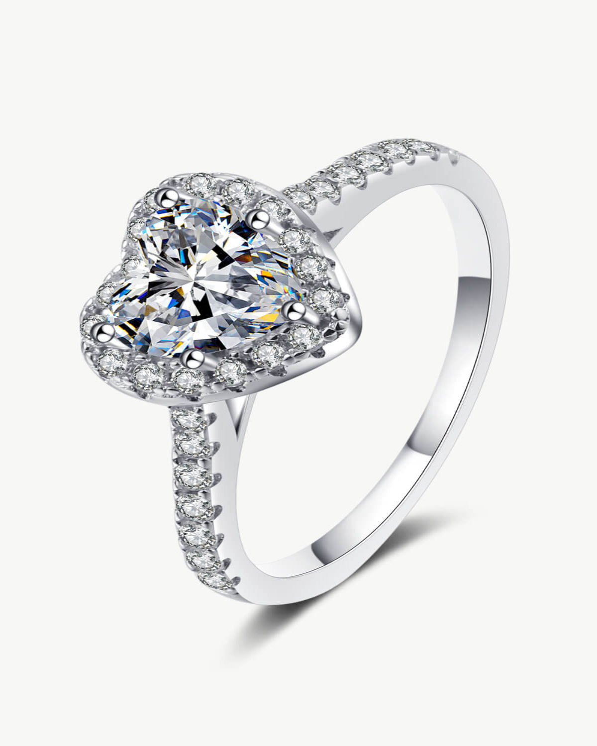 Commercial Kitchen North York - 1 Carat Diamond Heart Ring