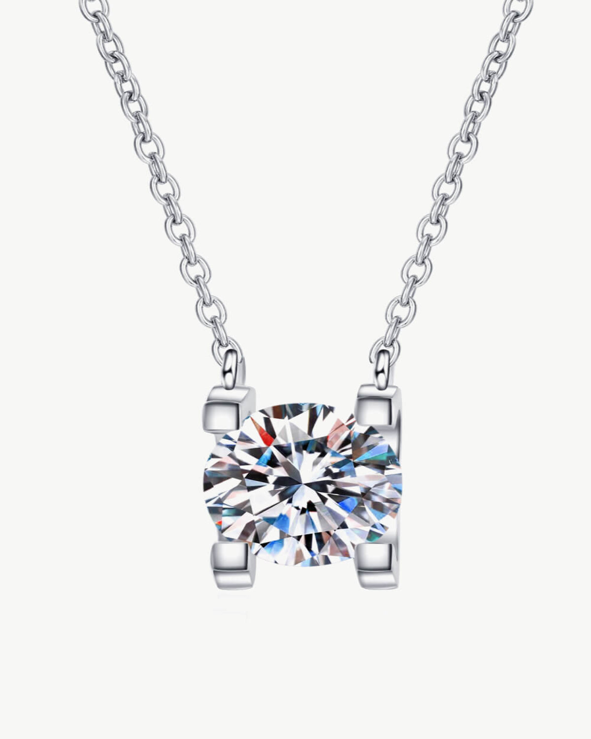 Commercial Kitchen North York - 1 Carat Diamond Round Pendant Necklace