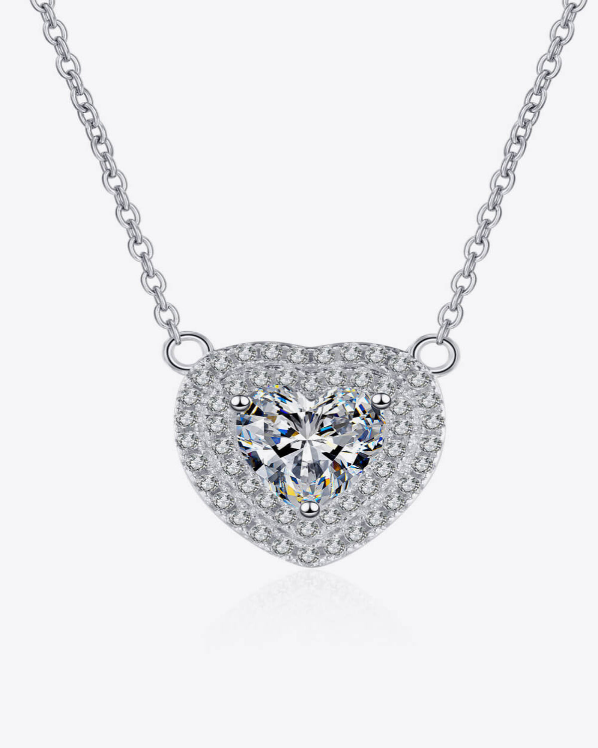 Commercial Kitchen North York - 1 Carat Diamond Heart Pendant Necklace
