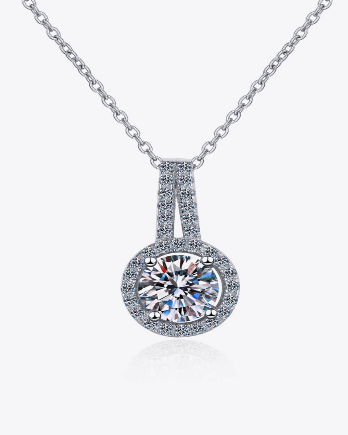 Commercial Kitchen North York - 1 Carat Diamond Round Pendant Necklace