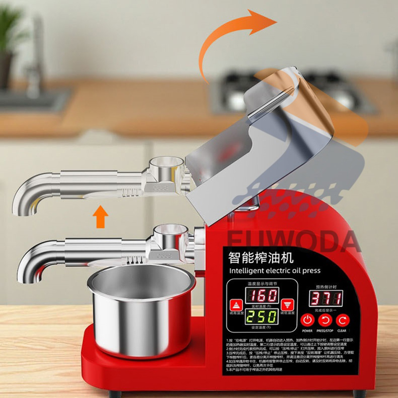 Commercial Kitchen In Home - Automatic Oil Presser Hot Cold Double