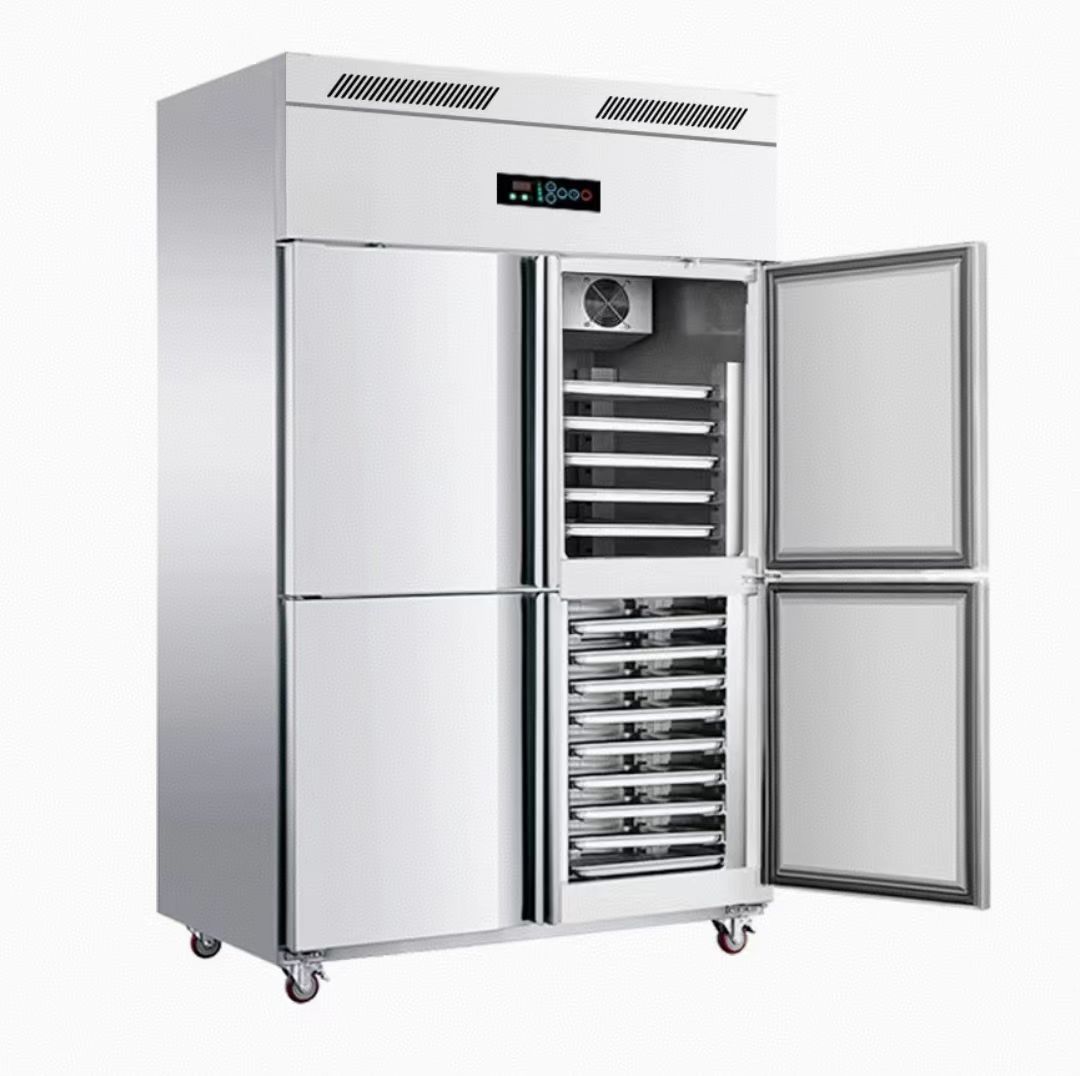 Commercial Kitchen In Home - Four-door refrigerator commercial plug tray baking