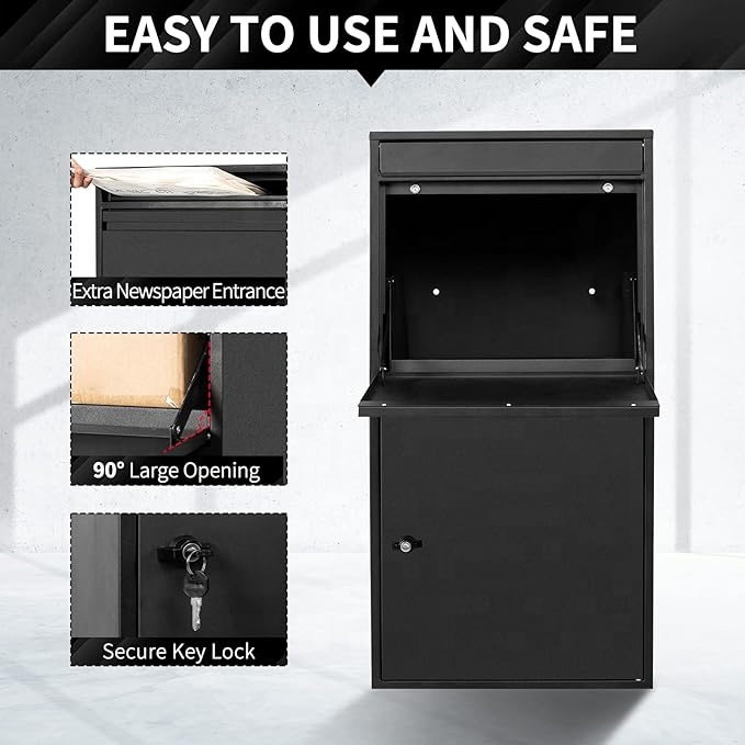 Commercial Kitchen In Home - Steel Large Smart Parcel Delivery Post