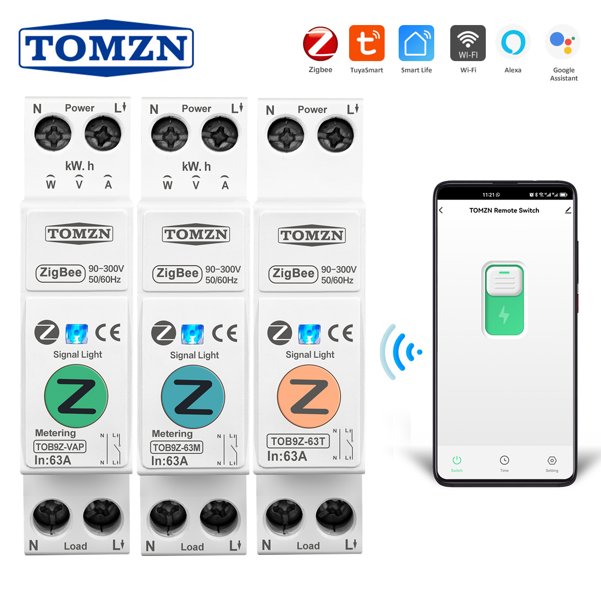 Commercial Kitchen In Home - TOMZN Zigbee 63A Smart Switch Energy