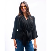 Black Soft Belted Jacket | Clo - Commercial Kitchen Needs review and price
