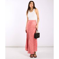 Pink Animal Satin Midi Skirt | - Commercial Kitchen Needs review and price