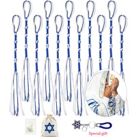 8/16 Pcs Blue White Hebrew Tzi - Commercial Kitchen In Home review and price