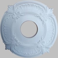 Round PU Ceiling Medallion Fre - Commercial Kitchen In Home review and price