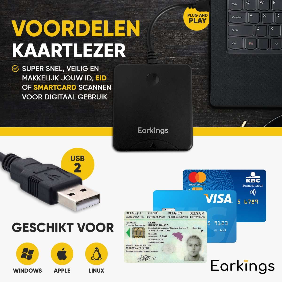 eID Kaartlezer Identiteitskaar - Commercial Kitchen Victoria review and price