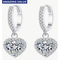 2 Carat Diamond Heart Drop Ear - Commercial Kitchen North York review and price