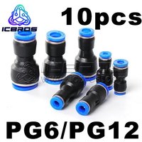 10pcs/lot Pneumatic PG6 PG12 G - Commercial Kitchen In Home review and price